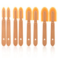 8 PCS Rubber Caulking Spatulas Tool, Reusable Sealant Spatula Spreader 4 Sizes, Finishing & Smoothing Caulk Tool Set, Caulking Remover for Bathroom, Kitchen, Tile & Window