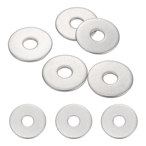 MECCANIXITY 5 Pcs M8 Stainless Steel Flat Washers Round Assortment Parts Spacers Assorted for Screws, Bolts, Plumbing, Automotive, Electrical 8.5mm ID 28mm OD 2mm Thick - size: M8, 8.5mm ID 28mm OD 2mm Thick