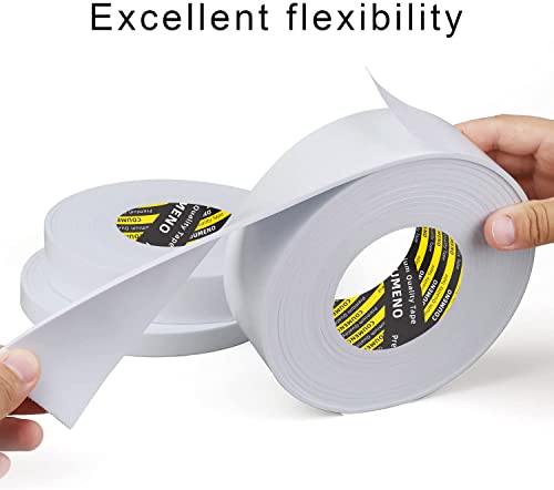 White Foam Tape Weather Stripping Sealing Sponge,1.8in x 9.84FT, - color: White, size: 1.8in x 9.84FT,
