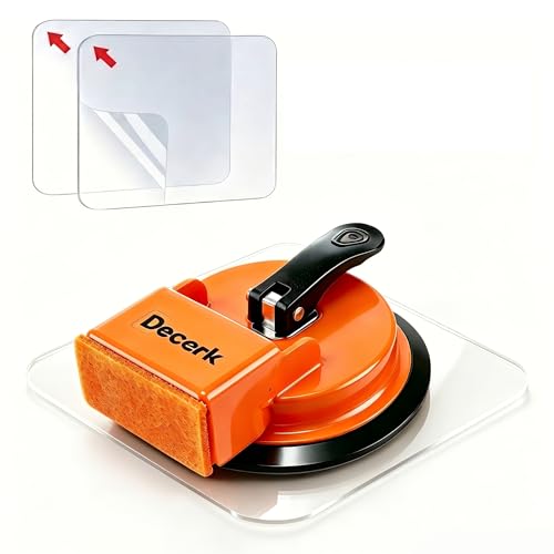 Floor Gap Fixer Tool Suction Cup Gap Puller with 2 Reusable Sticky Pads, Heavy Duty Repair Tool, Laminate Flooring Tools, Vinyl Floor Repair Kit, Gap Tool