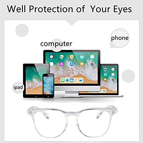 Safety Glasses for Men Women Nurses Anti Fog Stylish Fashion Comfortable Goggles with Side Shields Eye Protection for Adult - color: Clear