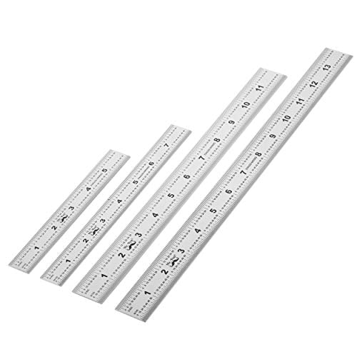 Mr. Pen- Machinist Ruler, 4 Pack, (6, 8, 12, 14 Inch) - style: 6, 8, 12, 14 inch