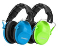 ZOHAN Kids Noise Cancelling Headphones - 25dB NRR Kids Ear Protection 2 Pack, Hearing Protection Safety Ear Muffs for School Monster Truck Fireworks Travel Studying Concerts Autism, Blue and Green - color: 2pack - Blue+green