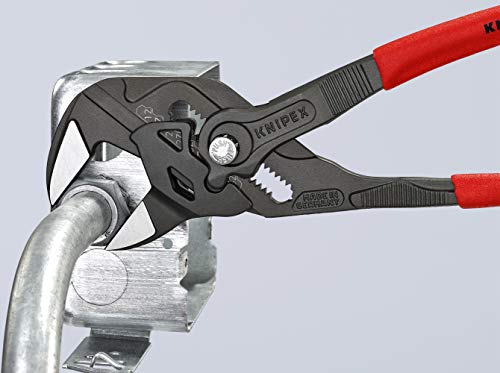 KNIPEX Tools - Pliers Wrench, Black Finish (8601250), 10-Inch - size: 10-Inch, style: Wrench, Black Finish