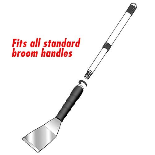 IVY Classic 23071 3" Bent Pole Scraper with Stainless Steel Blade, 1-Pack - style: 3" BENT POLE SCRAPER