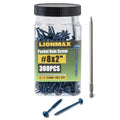 LIONMAX Pocket Hole Screws 2 Inch, 300 PCS Exterior #8 Pocket Screws - size: #8 x 2"