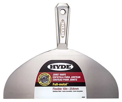 HYDE 06889 Full Metal Joint Knife, 10-inch, Stainless Steel - size: 10"