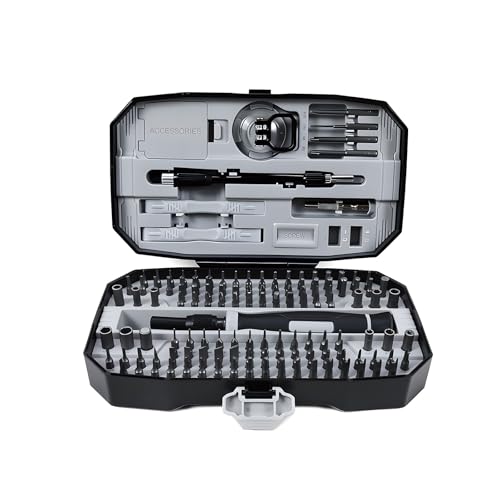 Precision Screwdriver Set 152 in 1 Small Screwdriver Set with Torx, Tool Gifts Electronic Repair Tool Kit for Toy, Laptop, Smartphones, Computers, Game Controller, RC, Computer Repair Kit - color: Gray