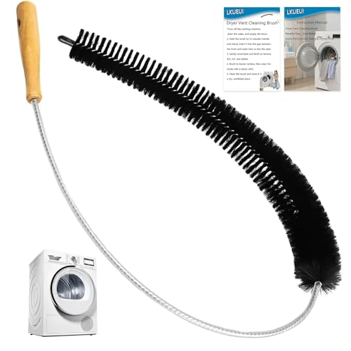 Dryer Lint Brush Vent Cleaner Tool 47.2 Inch Extra Long Flexible for Lint Trap Cleaning Tool Home Dryer Maintenance for DIY Users(1, PCS) - size: 47.2