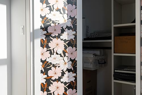 Main Street Peel and Stick Wallpaper Sheets, Peony Party, 12-Pack - style: Peony Party