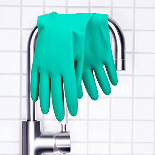 ThxToms Chemical Resistant Nitrile Gloves, Latex Rubber Free, 1 Pair, M - size: Medium (Pack of 1)