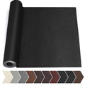 Leather Repair Tape,17X79in Black Leather Repair Kit for Furniture - color: Black, size: Fine Grain 17 x 79 In