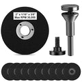 SI FANG 11 Pack 2 Inch Die Grinder Cut Off Wheel with 1/4 Arbor Accessories - style: 2'' Cut Off Wheel and Mounting Mandrel