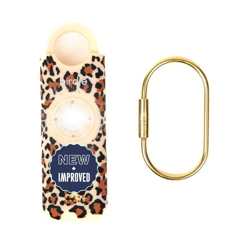She’s Birdie 3.0 New Version – The Original Personal Safety Alarm for Women by Women–Loud Siren, Flash Light and Rechargeable Battery in a Variety of Colors (Cheetah) - color: Cheetah