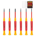 HAUTMEC 6PC Small Precision Screwdriver Set 1000V Insulated Screwdriver Set - color: Precision Screwdriver