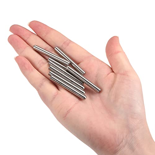 uxcell 5x40mm Dowel Pins, 5pcs 304 Stainless Steel Round Head Flat Chamfered End Dowel Pin Bunk Bed Pins Shelf Pegs Support Shelves Fasten Elements - size: 5x40mm