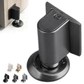 Magnetic Door Stopper No Drilling Height Adhesive Heavy Duty Magnet Doorstop Wedge Stop Catch Bottom Holder to Keep Doors Open (Grey) - color: Gray