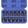 WORKPRO 12 PCS Magnetic Nut Driver Set, Premium Impact Power Hex Nut Driver - size: 12PCS Magnetic Nut Driver Set