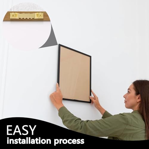 251 Pcs Picture Hanging Kit Gold Heavy Duty Picture Hangers Hardware - color: Gold