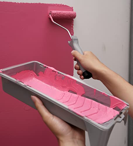 Voomey Microfiber Paint Roller Covers 4 Inch，1/3" Nap Mini Paint Roller Covers, Pack of 24,Small Paint Roller for Painting, Home Painting Supplies - size: 4 inch 24pcs