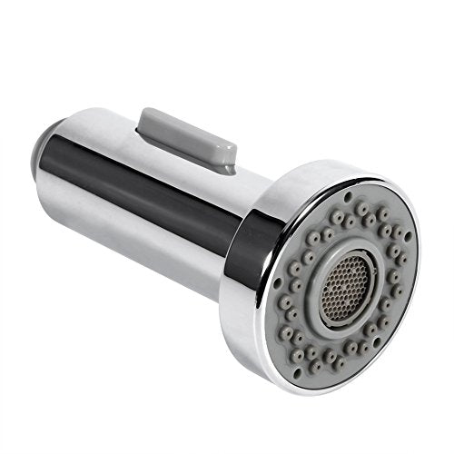 Dual Mode Kitchen Faucet Head Replacement, 1/2 Inch Universal Thread, Sink Sprayer Attachment, Water Saving, Robust ABS