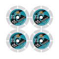 3 Inch Circular Saw Blades for Wood 4pcs, 3 Inch Cut Off Wheel for Wood with Nails Laminate Rubber Pipe Plastic Plaster Arbor 10mm - size: Carbide(for wood)