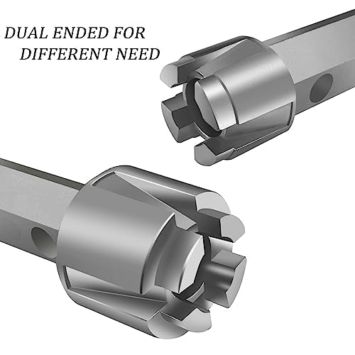 Tub Drain Remover Wrench, Heavy Duty Drain Wrench Aluminum Alloy Wrench for Install and Remove Most Bath and Shower Drains