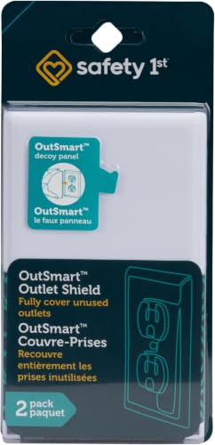 Safety 1st OutSmart Outlet Shield,(Pack of 24) - size: 1 Count (Pack of 24)