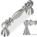 10 Pack 3 Inch(76mm) Kitchen Cabinet Handles Brushed Satin Nickel Cabinet Pulls Zinc Alloy Drawer Pulls Solid Kitchen Hardware - color: Brushed Satin Nickel, size: 3'' Hole Center(76mm)