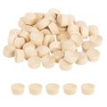 MECCANIXITY 100 Pcs Wood Plugs, 5/8" Flat Head Wood Plugs for Screw Holes Wooden Screw Hole Covers for Furniture Cabinets DIY Projects Assortment Kit - size: 5/8"