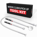 NoCry Pickup Tool Set — Magnetic Claw Grabber, Telescopic Magnet & Mirror - style: Set C - Mirror, Claw and Pick-up