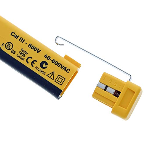 Ideal Electrical 61-063 VoltSensor Non-Contact Voltage Tester, 40-600 VAC, CATIII for 600v - style: General Duty