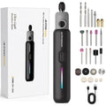 Mini Cordless Brushless Rotary Tool Kit, Brushless Motor, 5 Speed, Max.25000 RPM, 65 Accessories, Engraving Pen, for 3D Printer Sanding, Polishing, Drilling, Carving, DIY Crafts
