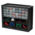 IRIS USA 32-Drawer Organizer with 4 Bins and Dividers, Garage Tool, Black - color: Black, size: 32 Drawer + 4 Bin