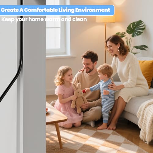 2Pcs x 26ft Black V-Shape Small Weather Stripping Door Frame Seal - color: Black, size: 2Pcs x 26 FT