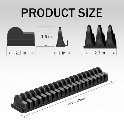 120 pcs Modular Wrench Organizer for Tool Drawers (Black & Red & Blue) - color: Black & Red & Blue