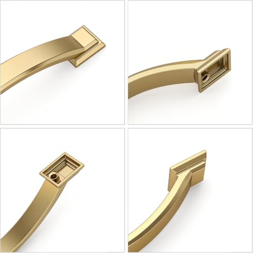 10 Pack 3 Inch(76mm) Champagne Bronze Cabinet Pulls, Champagne Gold Cabinet Handles Kitchen Arch Cabinet Hardware for Bathroom Drawer - color: Champagne Bronze, size: 3 inch（76mm）, style: 10 Pack