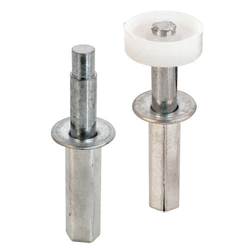 Prime-Line N 7263 Bi-Fold Door Top Pivot and Guide Set, 7/16 In. Steel Housing (2 Pack)