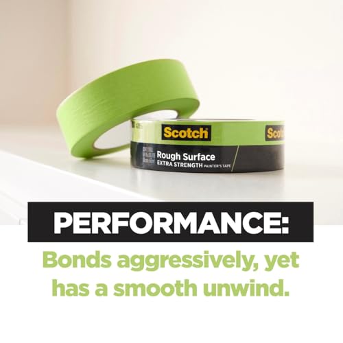 Scotch Rough Surface Painter's Tape 1 Inch Wide, 1 Roll - size: 0.94" Width