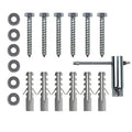 Drywall Anchors for TV Mount,Lag Bolt Kit | With Concrete Wall Anchors M8 Lag Bolts and Washer Installation on Brick or Concrete Wall by with Screw Hardware Tool Socket