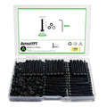 100 Pcs M3 x 30mm Socket Head Screws, Grade 12.9 Alloy Steel Fully Threaded Machine Screws, Metric Bolts Assortment Kit for Furniture Assembly - size: M3x30mm-100pcs
