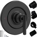 Replacement for Moen T2901BL Gibson Posi-Temp Valve Trim Kit, T2901bl valve trim kit, Black Shower Lever Handle, Durable Solid Metal, Matte Black (Note: not included 2510 valve) - color: Matte Black