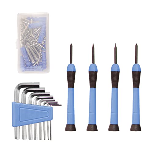CARTMAN Complete Household Tool Set, Blue Hand Kit With Storage Case - color: Light Blue