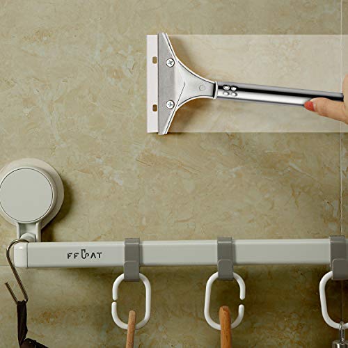 Mudder 4 Inch Razor Blade Scraper Tool Floor Wallpaper Paint, Black, 3 Pcs - color: Black