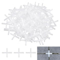 uxcell 400Pcs Tile Spacers, 2.5mm 3/32" Thick Cross Shape Wall Floor Tile Spacer Tiling Tools for Ceramic Tile Installation (PE Plastic, White) - size: 2.5mm
