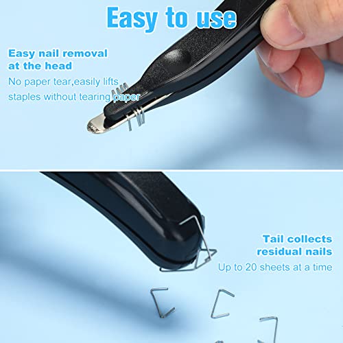 Crtiin 24 Pcs Magnetic Staple Remover Puller Bulk,Candy Color - color: Candy Color