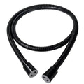 59 Inch Shower Hose Replacement, Stainless Steel, Matte Black - color: Matte Black