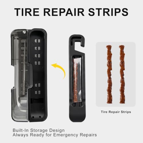 EMERK Bike Tool Kit Portable with L-Wrench, 7 bits & 2 Tire Levers
