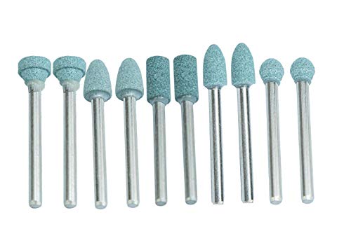 10 Pcs Various Shape Silicon Carbide Grinding Stone Sets