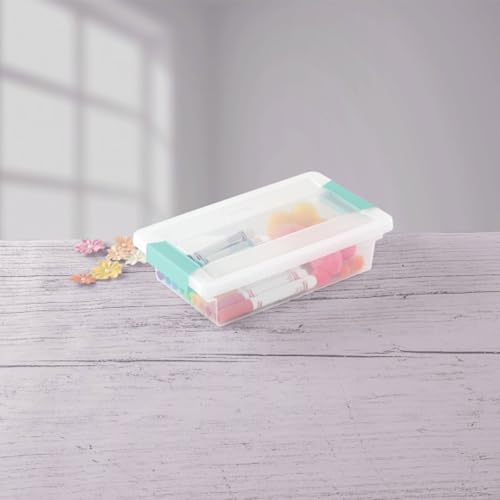 Sterilite Clip Box, Stackable Clear Plastic Bins- Small, 30-Pack - size: Small, style: 30 Pack